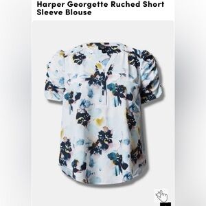 Torrid Harper Georgette Blouse